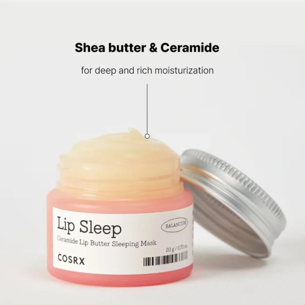 COSRX Lip Sleep Ceramide Lip Butter Sleeping Mask 20g/0.7oz NIB $20 CLEAN BEAUTY